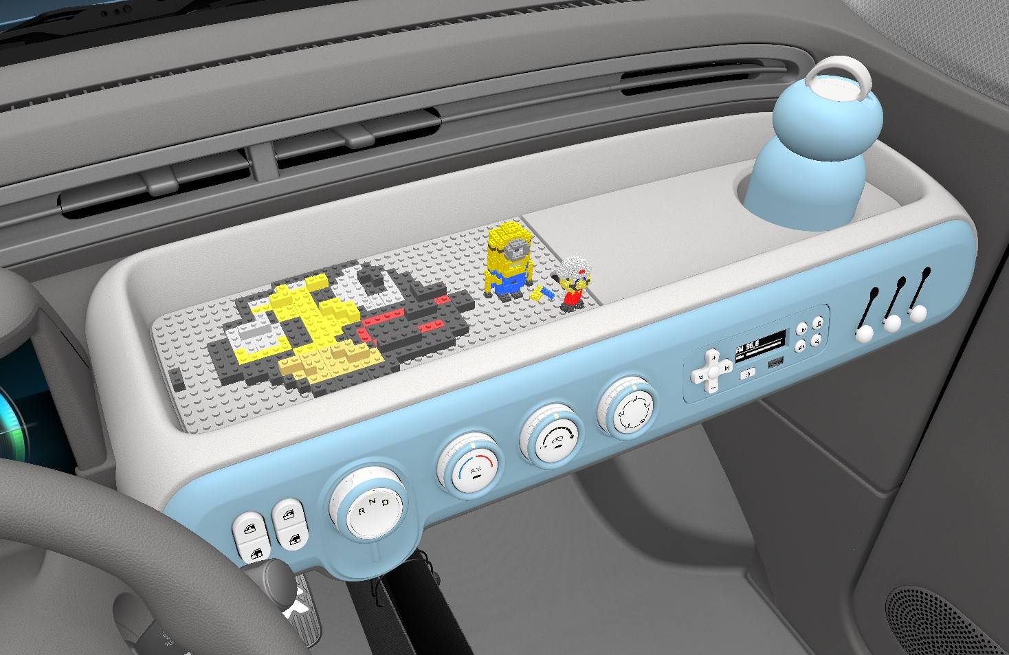 進一步滿足個性化潮流需求 奔騰小馬“冰椰藍”新車色實拍