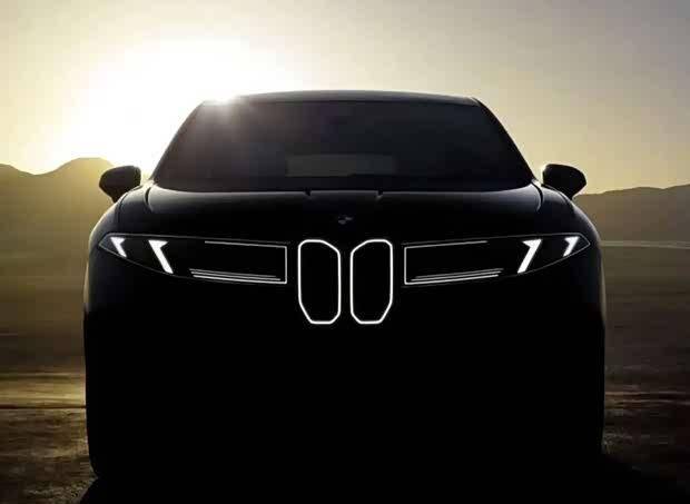 寶馬iX3雙腎格柵首度曝光9月5日全球首發,純電豪華新標桿將登場